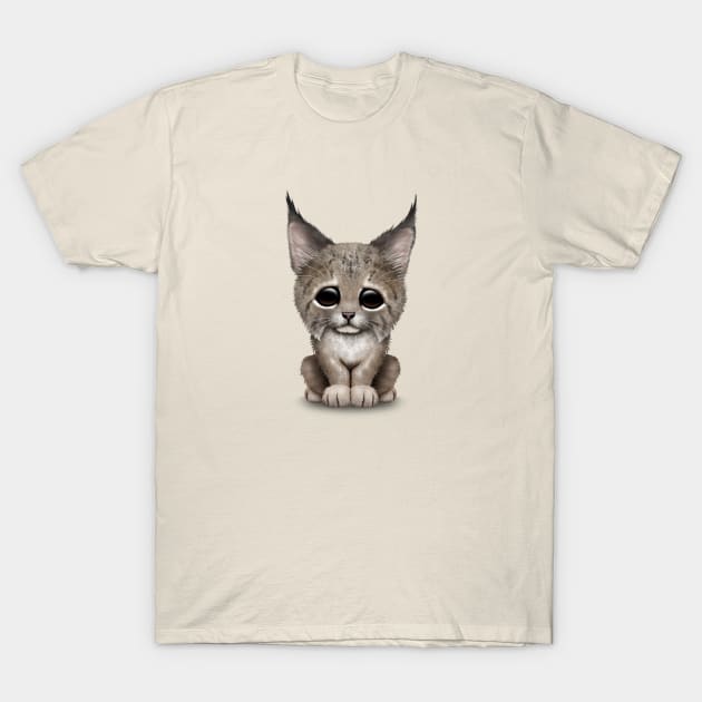 Cute Baby Lynx Cub T-Shirt by jeffbartels